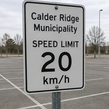 Customized road signs for councils and municipalities